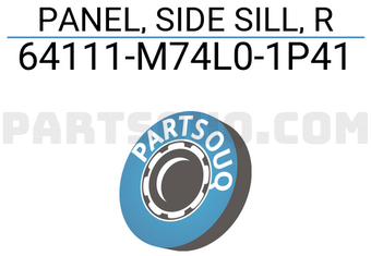 Suzuki 64111M74L01P41 PANEL, SIDE SILL, R