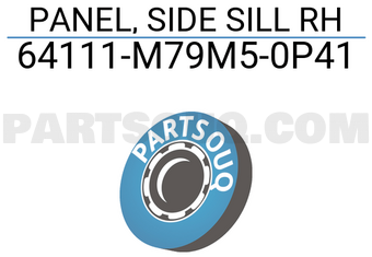 Suzuki 64111M79M50P41 PANEL, SIDE SILL RH