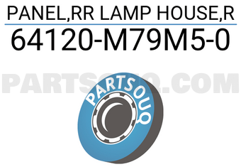 Suzuki 64120M79M50 PANEL,RR LAMP HOUSE,R