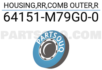 Suzuki 64151M79G00 HOUSING,RR,COMB OUTER,R