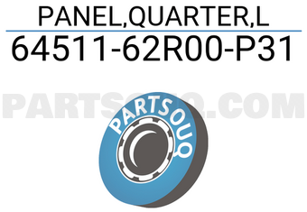 Suzuki 6451162R00P31 PANEL,QUARTER,L
