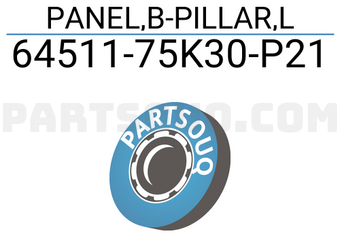 Suzuki 6451175K30P21 PANEL,B-PILLAR,L