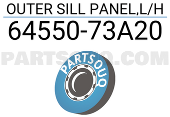 Suzuki 6455073A20 OUTER SILL PANEL,L/H