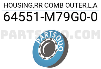 Suzuki 64551M79G00 HOUSING,RR COMB OUTER,L,A