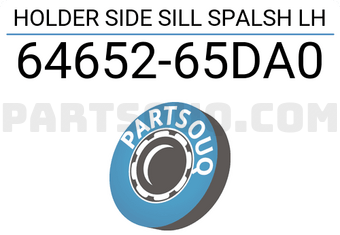 Suzuki 6465265DA0 HOLDER SIDE SILL SPALSH LH