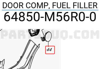 Suzuki 64850M56R00 DOOR COMP, FUEL FILLER