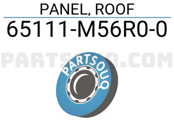 Suzuki 65111M56R00 PANEL, ROOF