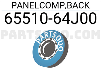 Suzuki 6551064J00 PANELCOMP,BACK