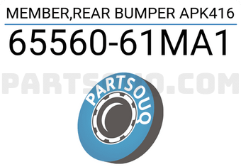 Suzuki 6556061MA1 MEMBER,REAR BUMPER APK416