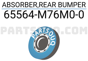 Suzuki 65564M76M00 ABSORBER,REAR BUMPER