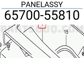 Suzuki 6570055810 PANELASSY