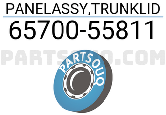 Suzuki 6570055811 PANELASSY,TRUNKLID