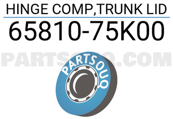 Suzuki 6581075K00 HINGE COMP,TRUNK LID