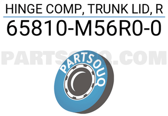 Suzuki 65810M56R00 HINGE COMP, TRUNK LID, R