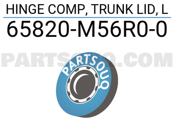 Suzuki 65820M56R00 HINGE COMP, TRUNK LID, L