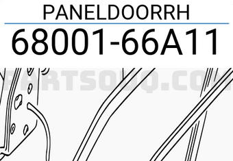 Suzuki 6800166A11 PANELDOORRH