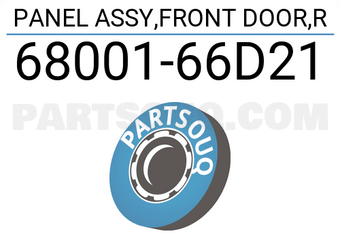 Suzuki 6800166D21 PANEL ASSY,FRONT DOOR,R