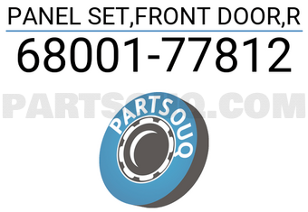 Suzuki 6800177812 PANEL SET,FRONT DOOR,R