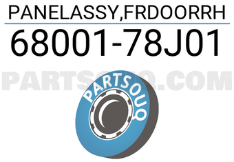 Suzuki 6800178J01 PANELASSY,FRDOORRH