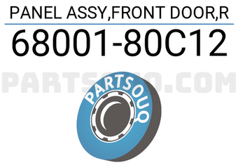Suzuki 6800180C12 PANEL ASSY,FRONT DOOR,R