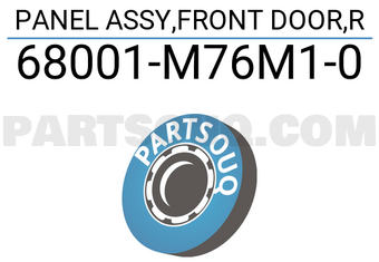 Suzuki 68001M76M10 PANEL ASSY,FRONT DOOR,R