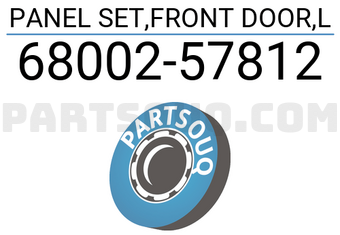 Suzuki 6800257812 PANEL SET,FRONT DOOR,L