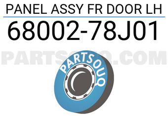 Suzuki 6800278J01 PANEL ASSY FR DOOR LH