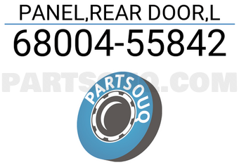Suzuki 6800455842 PANEL,REAR DOOR,L