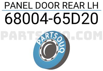Suzuki 6800465D20 PANEL DOOR REAR LH