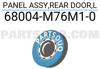 Suzuki 68004M76M10 PANEL ASSY,REAR DOOR,L