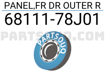 Suzuki 6811178J01 PANEL,FR DR OUTER R