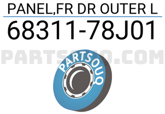 Suzuki 6831178J01 PANEL,FR DR OUTER L