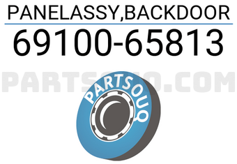 Suzuki 6910065813 PANELASSY,BACKDOOR