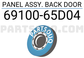 Suzuki 6910065D04 PANEL ASSY. BACK DOOR