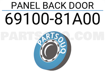 Suzuki 6910081A00 PANEL BACK DOOR