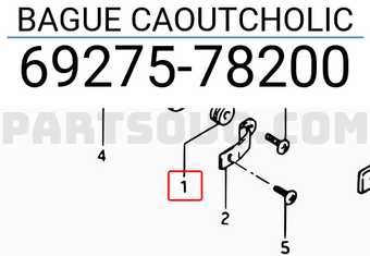 Suzuki 6927578200 BAGUE CAOUTCHOLIC