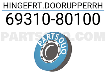 Suzuki 6931080100 HINGEFRT.DOORUPPERRH