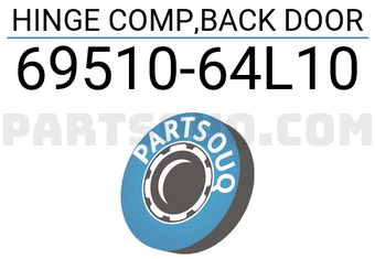 Suzuki 6951064L10 HINGE COMP,BACK DOOR