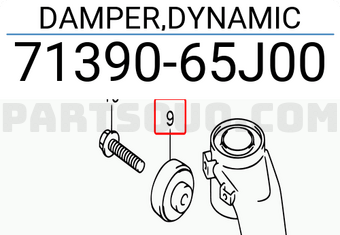 Suzuki 7139065J00 DAMPER,DYNAMIC