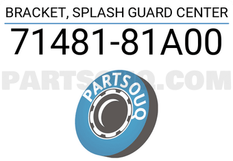 Suzuki 7148181A00 BRACKET, SPLASH GUARD CENTER