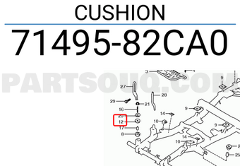 Suzuki 7149582CA0 CUSHION