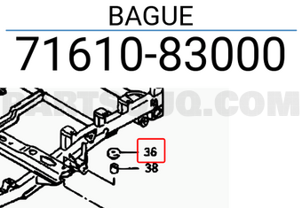 Suzuki 7161083000 BAGUE