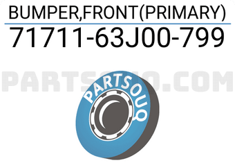 Suzuki 7171163J00799 BUMPER,FRONT(PRIMARY)