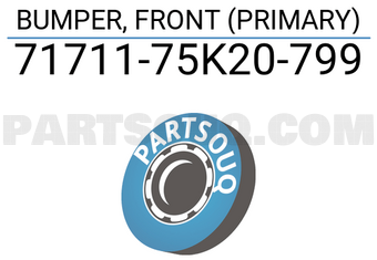 Suzuki 7171175K20799 BUMPER, FRONT (PRIMARY)