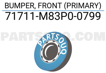 Suzuki 71711M83P00799 BUMPER, FRONT (PRIMARY)