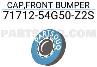 Suzuki 7171254G50Z2S CAP,FRONT BUMPER