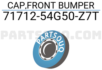 Suzuki 7171254G50Z7T CAP,FRONT BUMPER