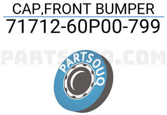 Suzuki 7171260P00799 CAP,FRONT BUMPER