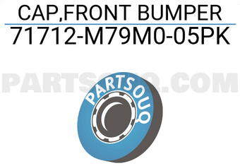 Suzuki 71712M79M005PK CAP,FRONT BUMPER
