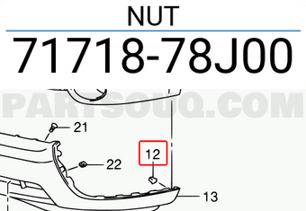 Suzuki 7171878J00 NUT